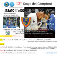 Lo Stage dei Campioni il 17 e 18 marzo a Dalmine (BG)